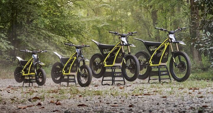 Triumph adds two bigger bikes to TXP electric off-road range