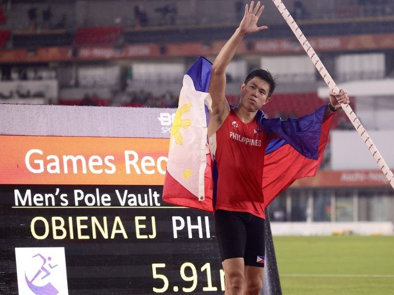 Obiena sets new Asiad record in golden repeat