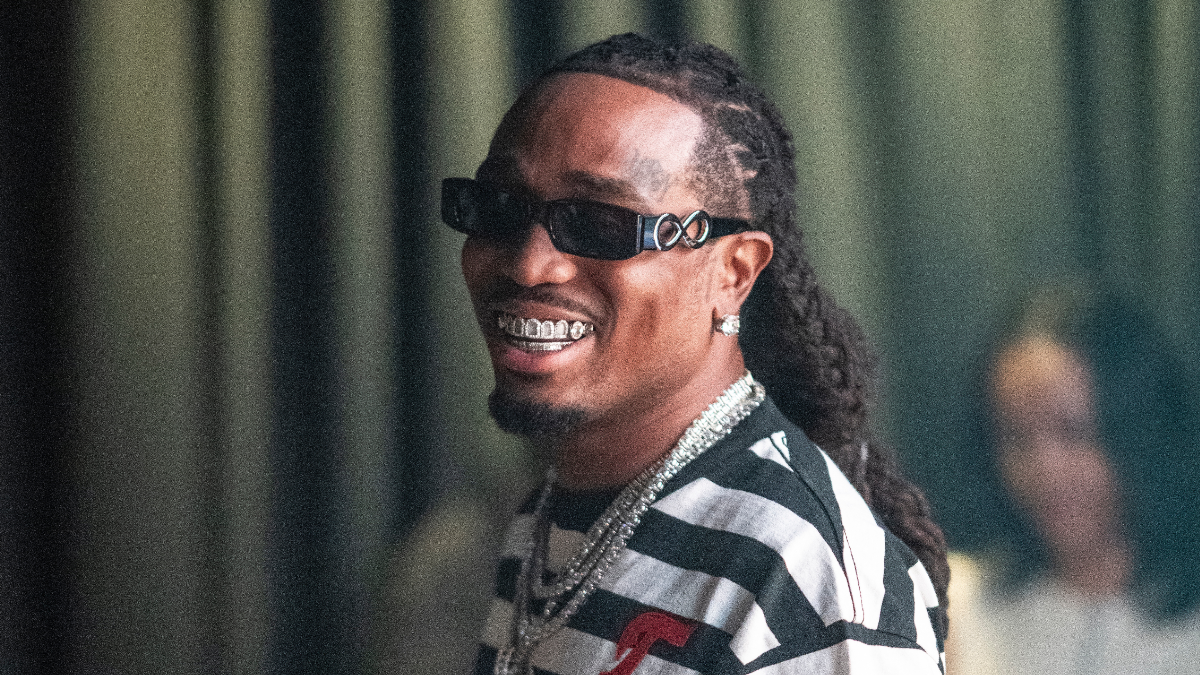 Quavo appears to reveal his first child in new album teaser