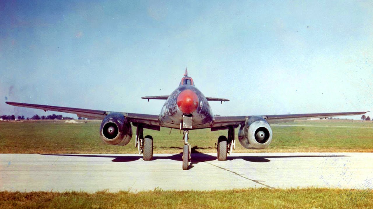 The first American pilot to fly the Me 262