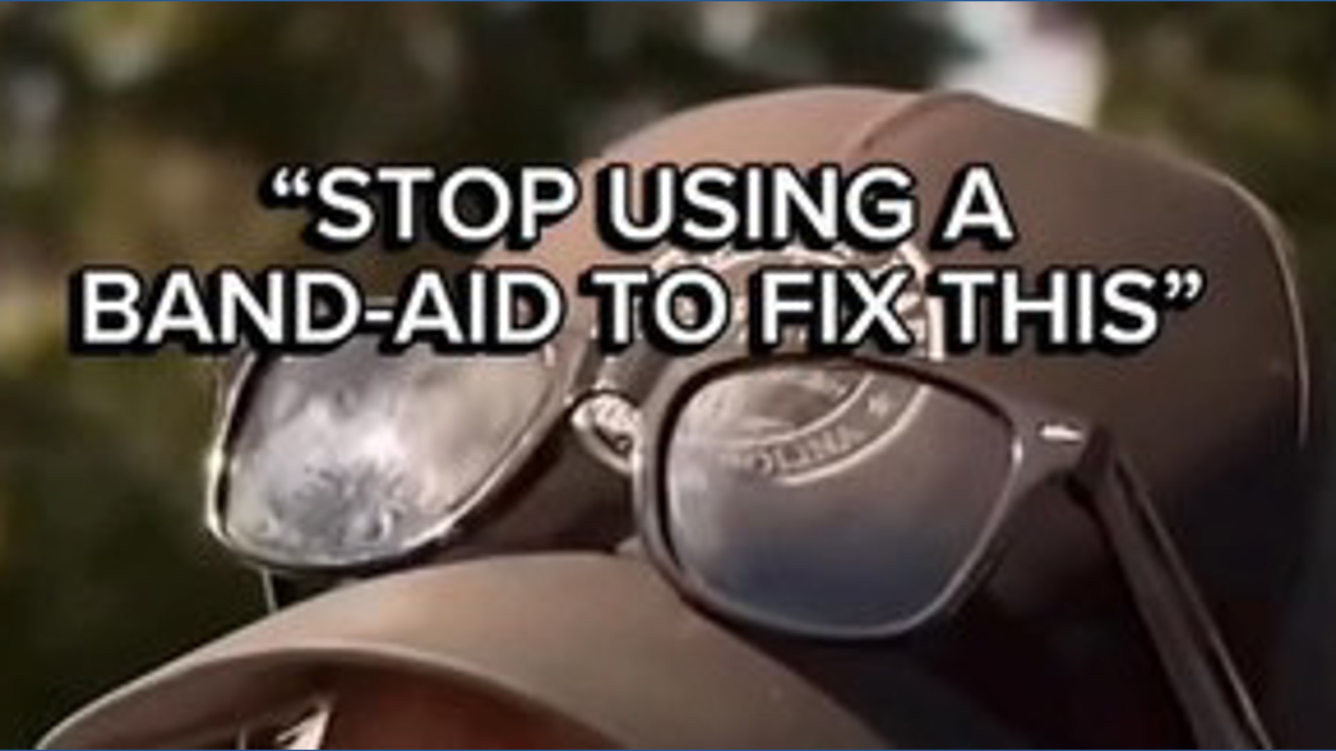 Stop using a Band-Aid to fix this