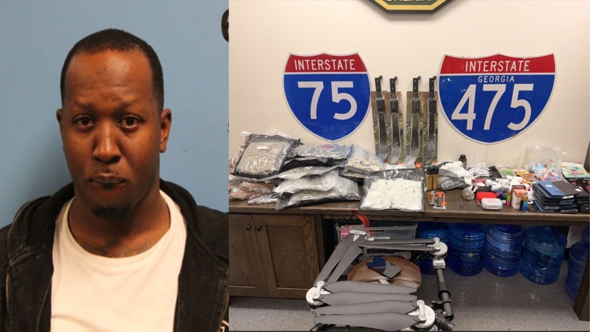 Machetes, fentanyl and meth: Metro man arrested with minivan of contraband