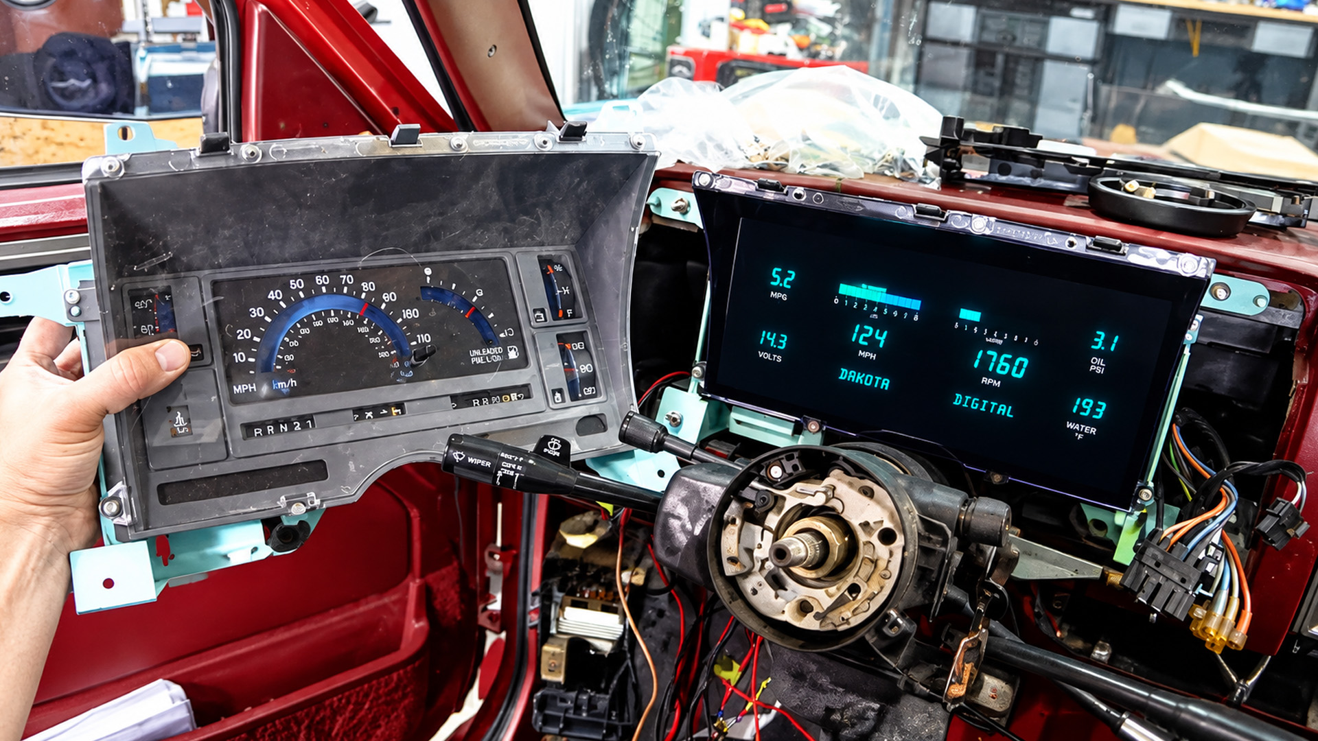 Installing a Dakota Digital gauge cluster from start to finish