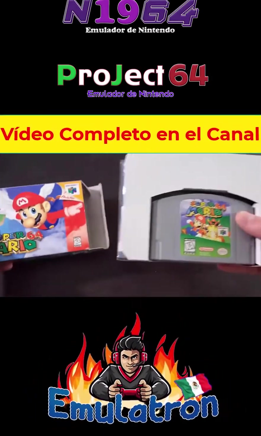 Project 64 y N1964 - emulador de Nintendo 64