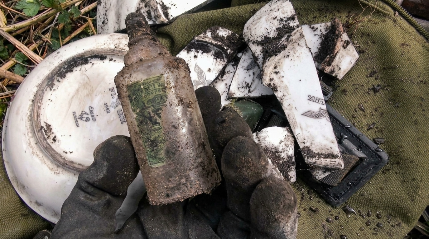 Hidden Luftwaffe dump pit reveals Italian clues