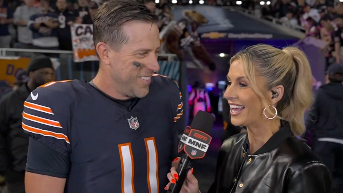 Laura Rutledge defends her postgame interview on 'Monday Night Football'