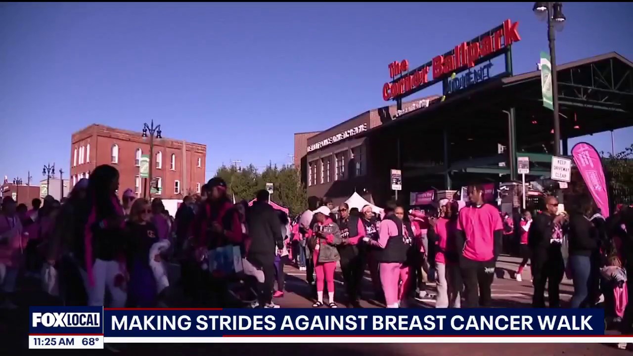 Making strides against breast cancer walk