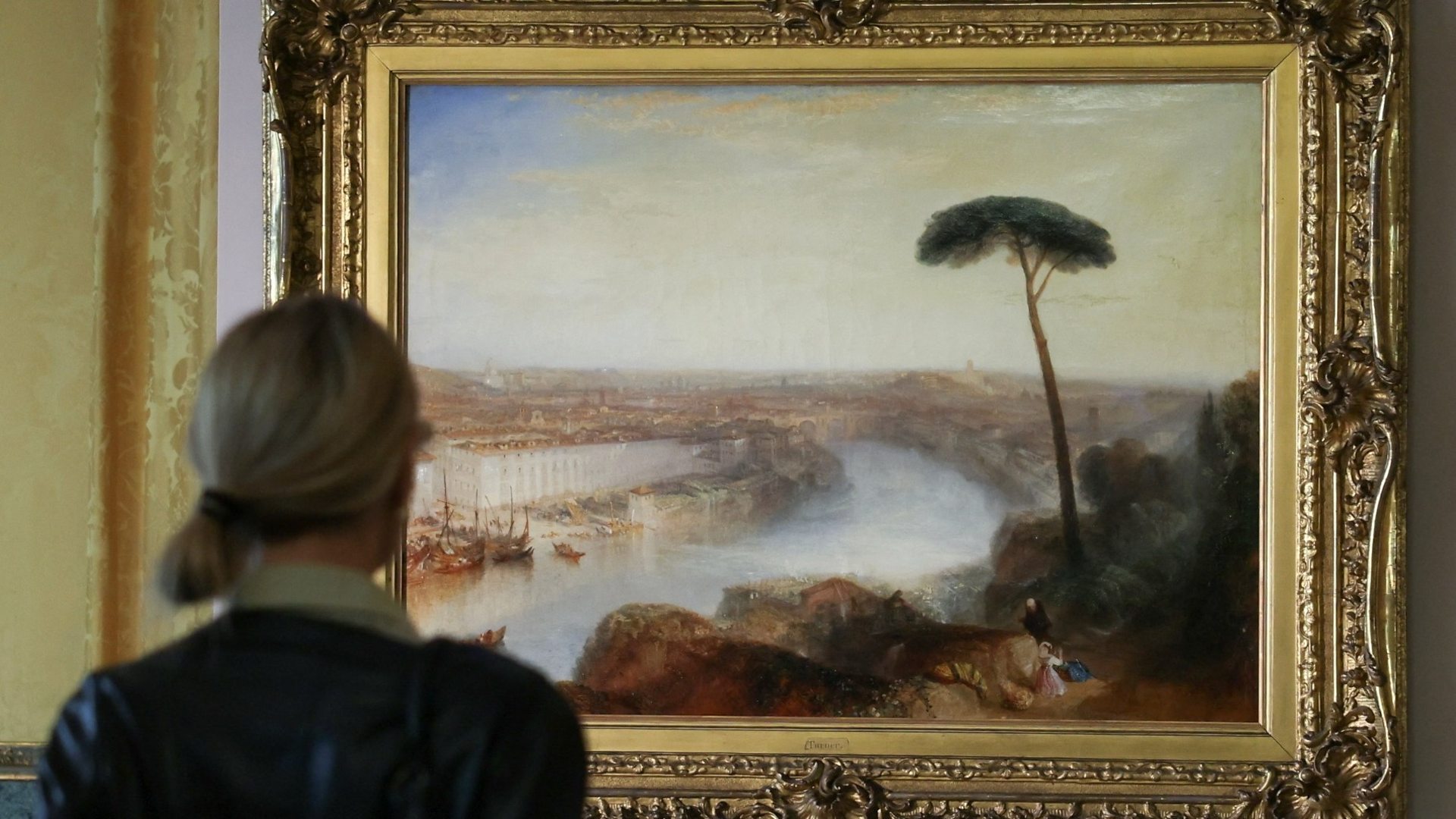 Close-up look at Turner's £50m Rome painting on show in the city