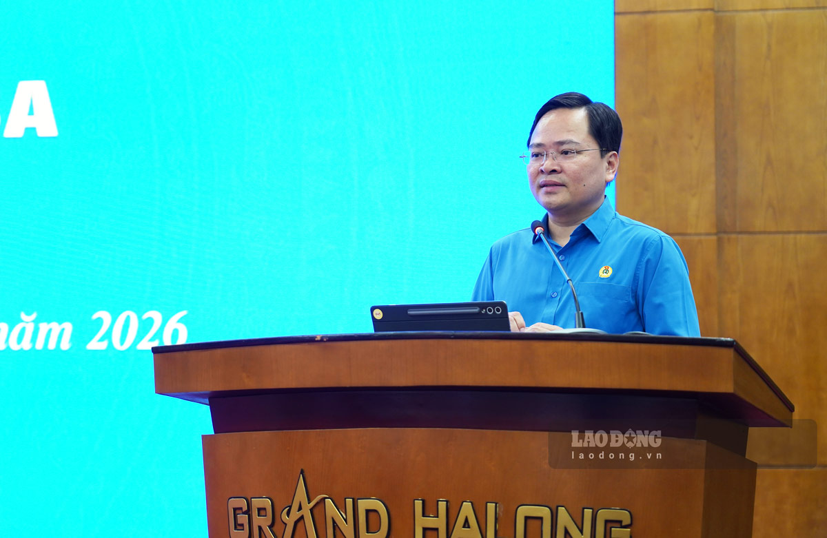 Khai mạc hội nghị lần thứ 3 Ban Chấp hành Tổng LĐLĐ Việt Nam khóa XIV
