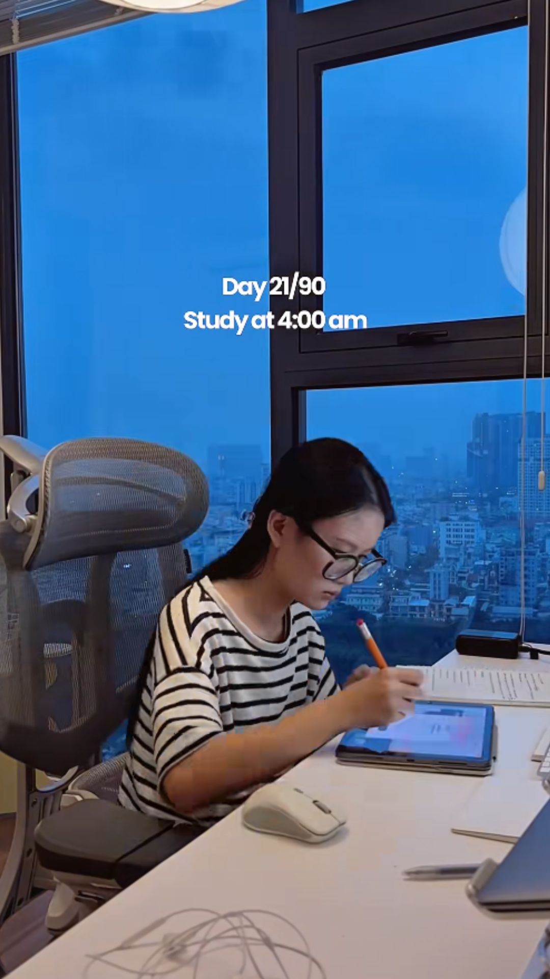 The discipline behind a 4 AM study routine