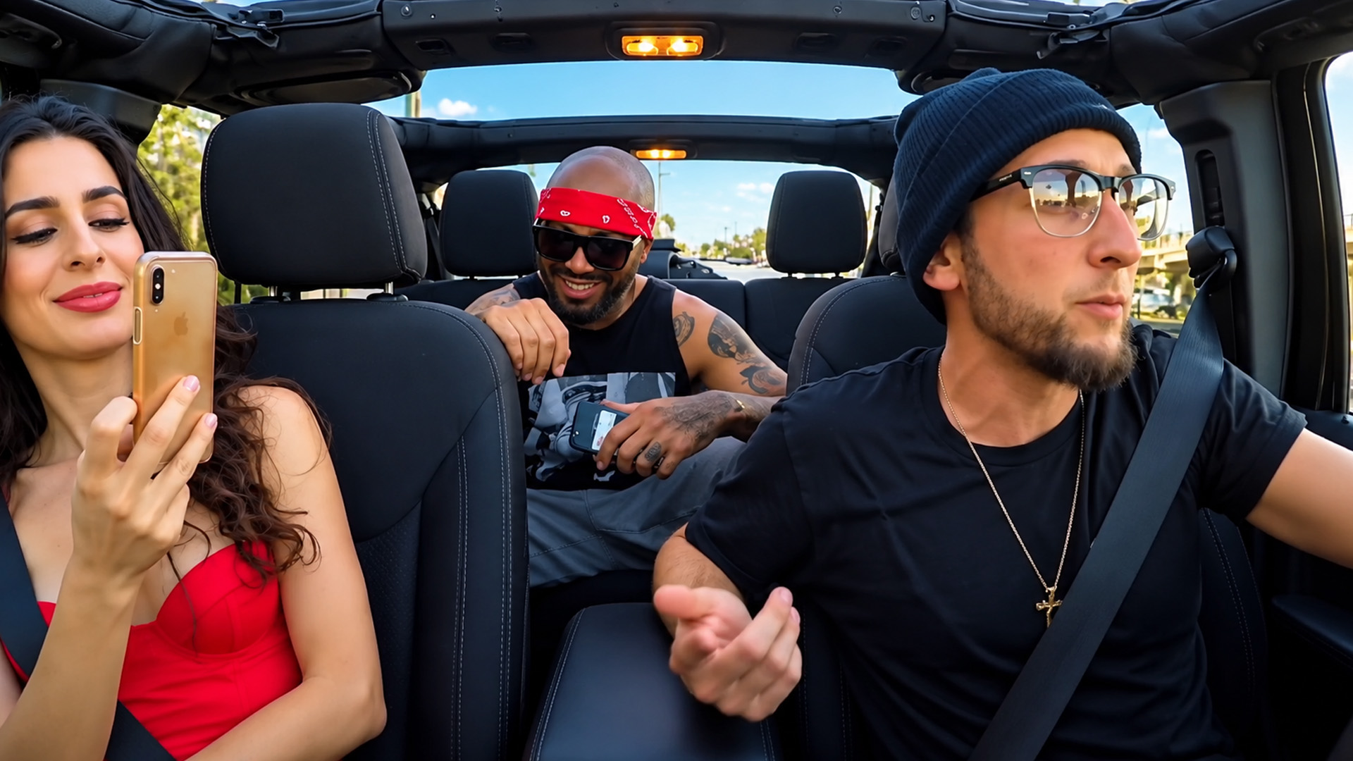 What happens when an Uber driver reveals his rap skills?