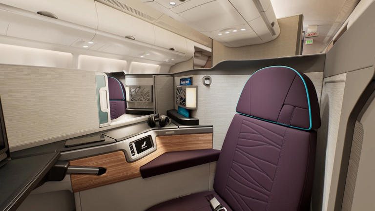 Hawaiian Airlines unveils new A330 business class suites, premium economy