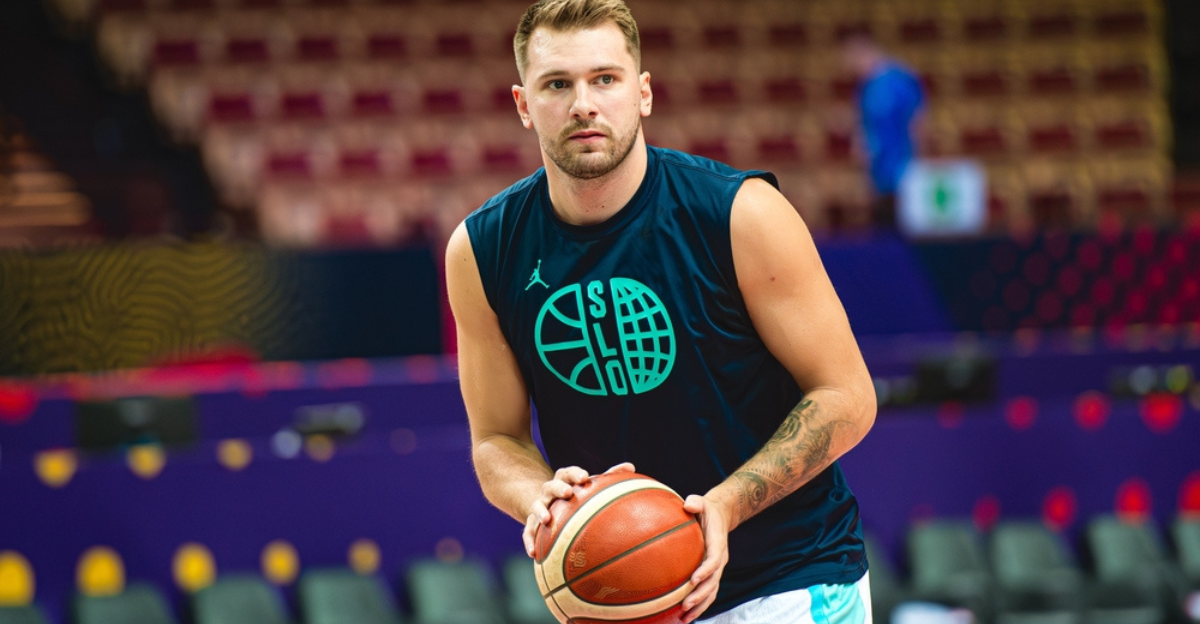 Luka Doncic is the Lakers now. But media day belonged to the man who left