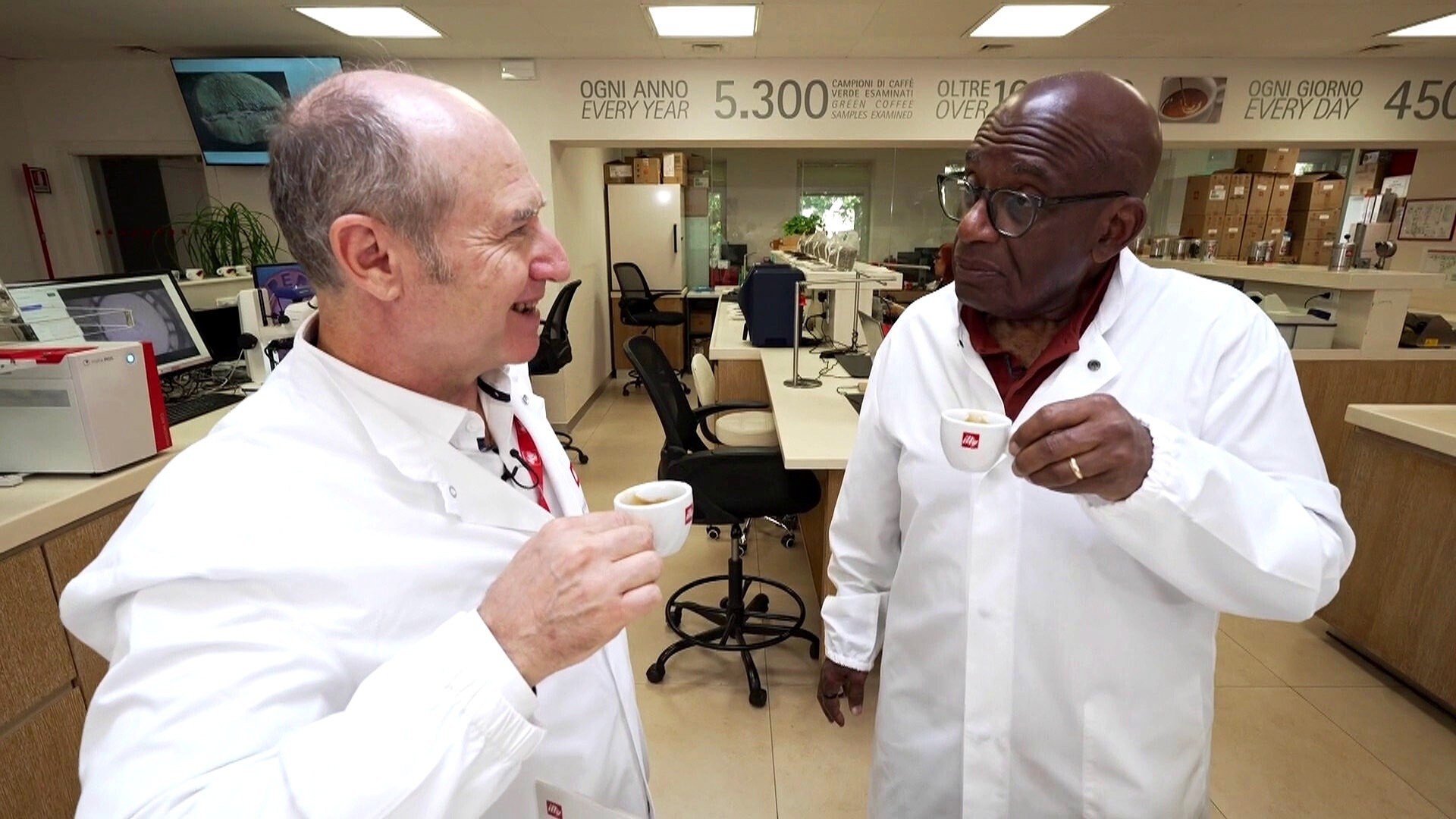 TODAY’s Al Roker visits Illycaffè headquarters in Italy