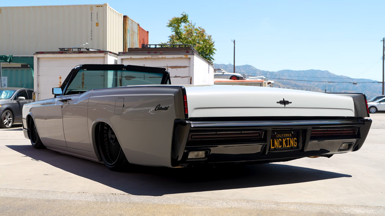 Vintage '67 Lincoln Continental gets a Coyote V8 and air ride