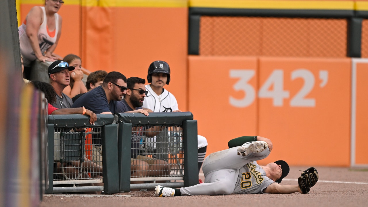Athletics player sues Detroit Tigers after injury in July at Comerica Park