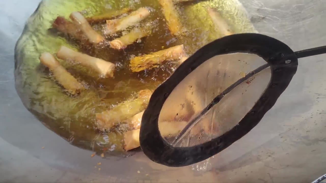 Village granny’s crispy veg spring rolls put takeout to shame