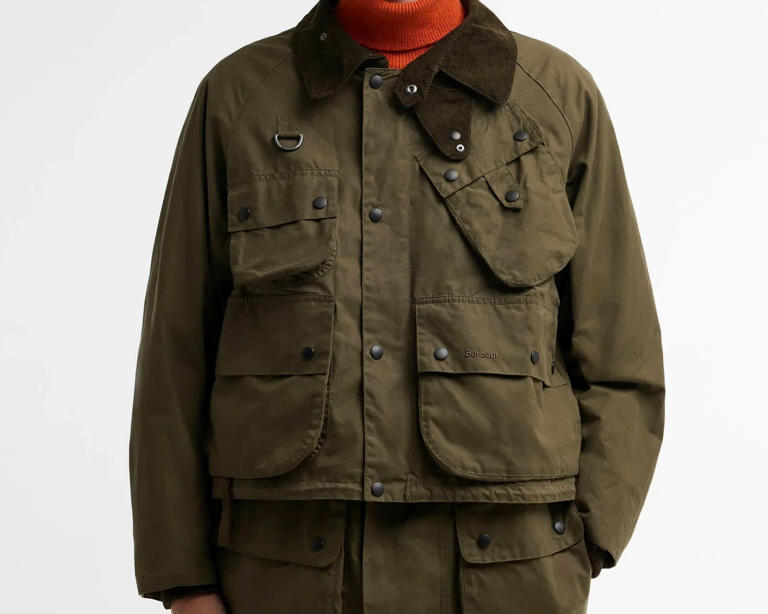 Barbour’s new waxed jacket is a masterclass in military surplus style