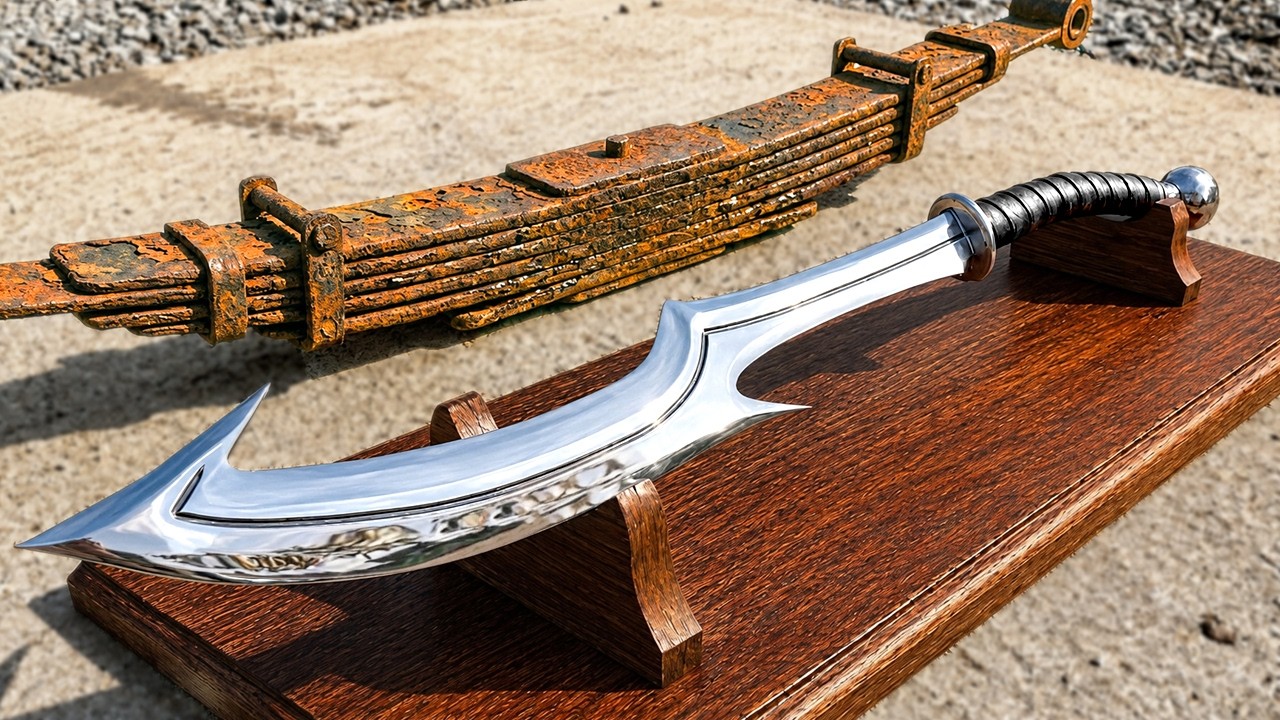 I made ancient art from a rusty spring