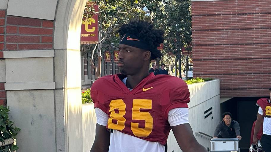 USC freshman receiver Tron Baker reveals 'welcome to college football ...