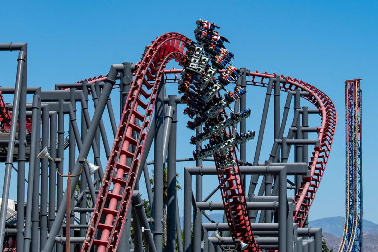 Six Flags to permanently close X2 roller coaster after more than 100 ...