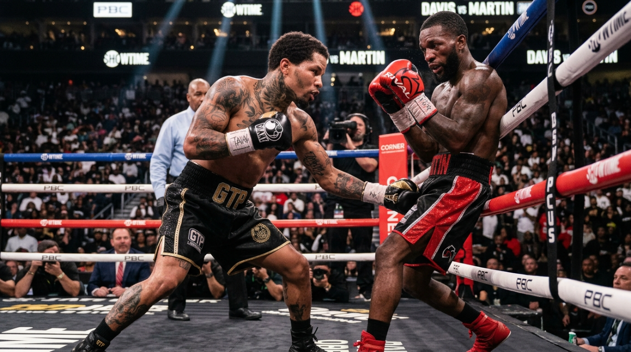 Gervonta Davis vs Frank Martin, how Tank took control after 14 months away