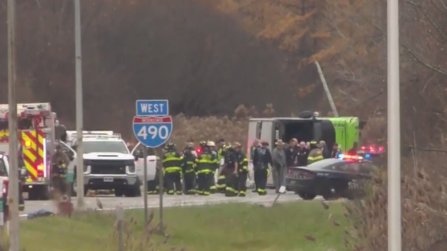 Driver indicted nearly 2 years after deadly I-490 tour bus crash