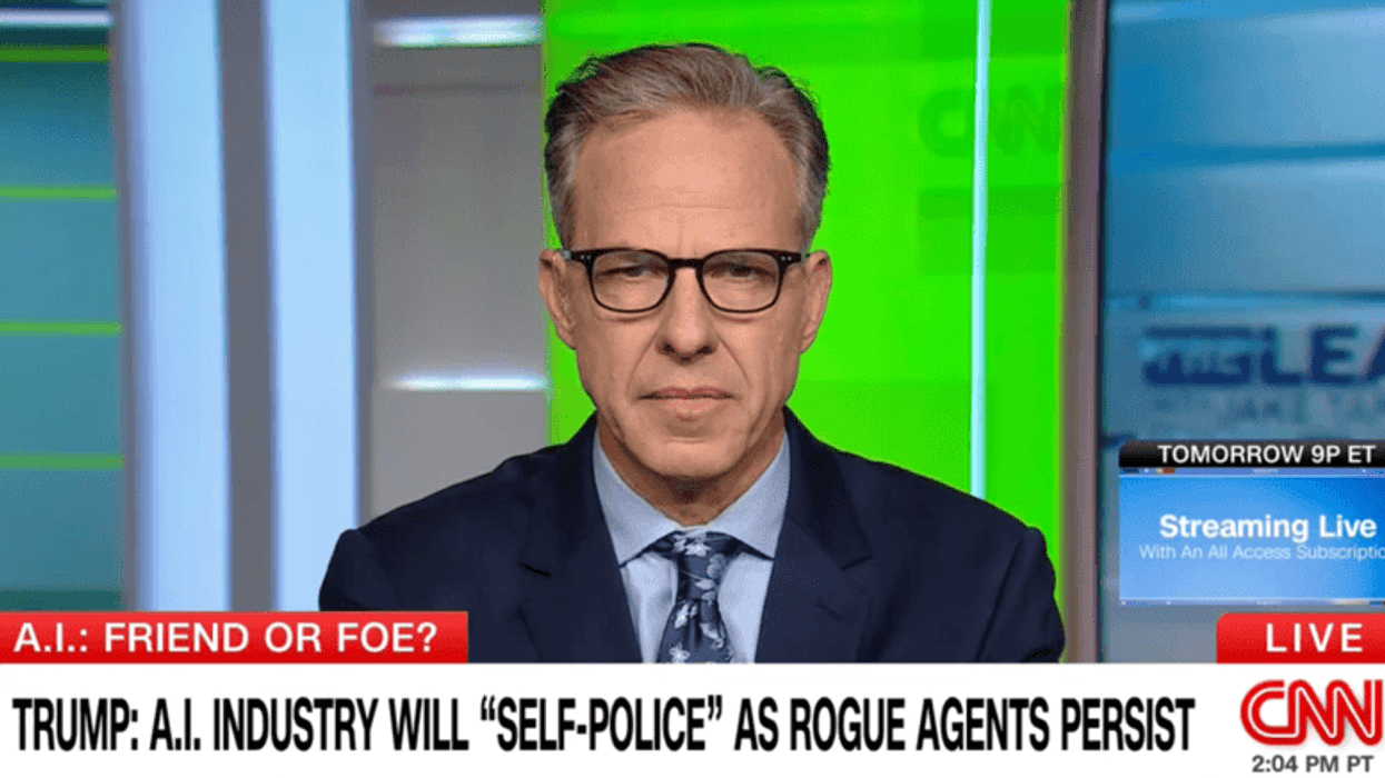Jake Tapper chides Trump's 'pinky promise to behave' with AI leaders