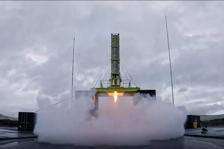 Scottish space company hails successful 'hot fire' test of rocket engine