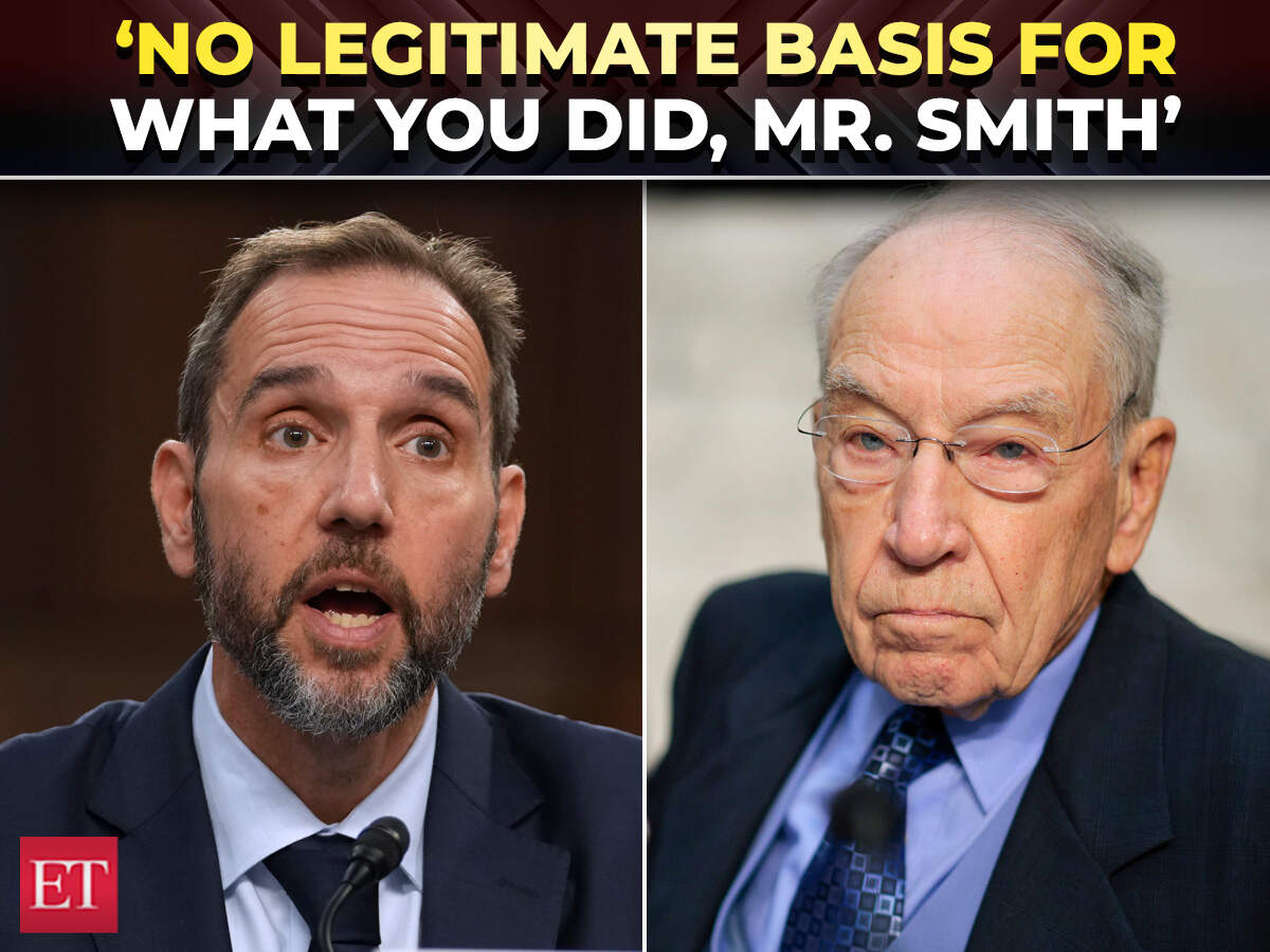 You ran a corrupt operation…: Chuck Grassley vs Jack Smith explodes ...