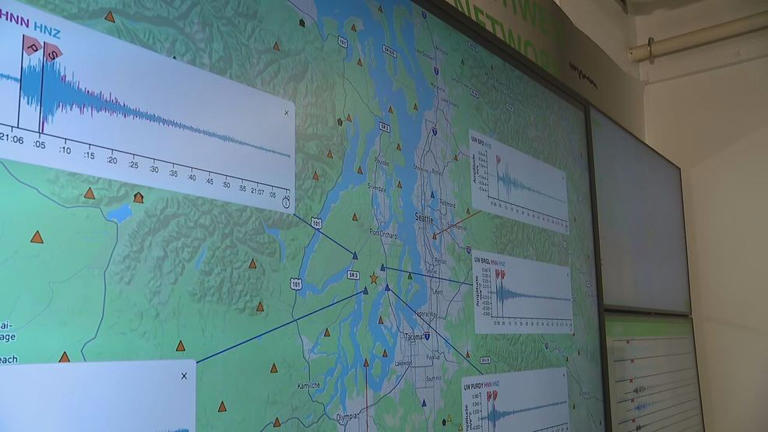 Magnitude 4.2 quake hits Puget Sound area centered west-northwest of ...