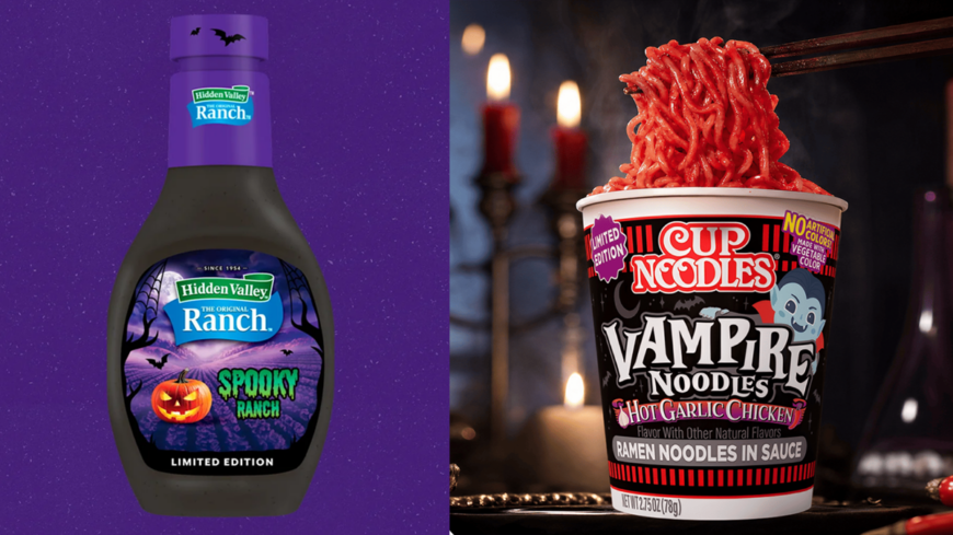 Jet-black ranch dressing and blood-red Cup Noodles win for the weirdest ...