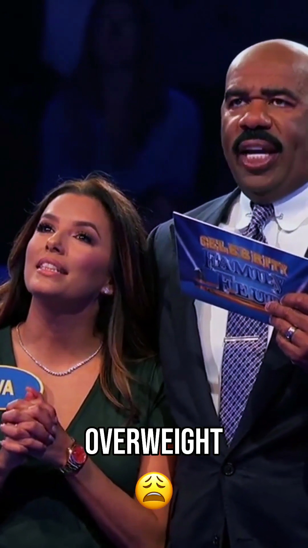 Eva Longoria nearly wins fast money by herself on Celebrity Family Feud