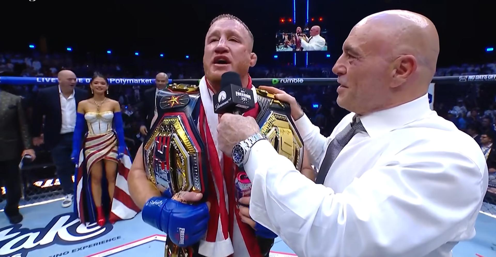 Charles Oliveira questions Justin Gaethje's UFC retirement plans