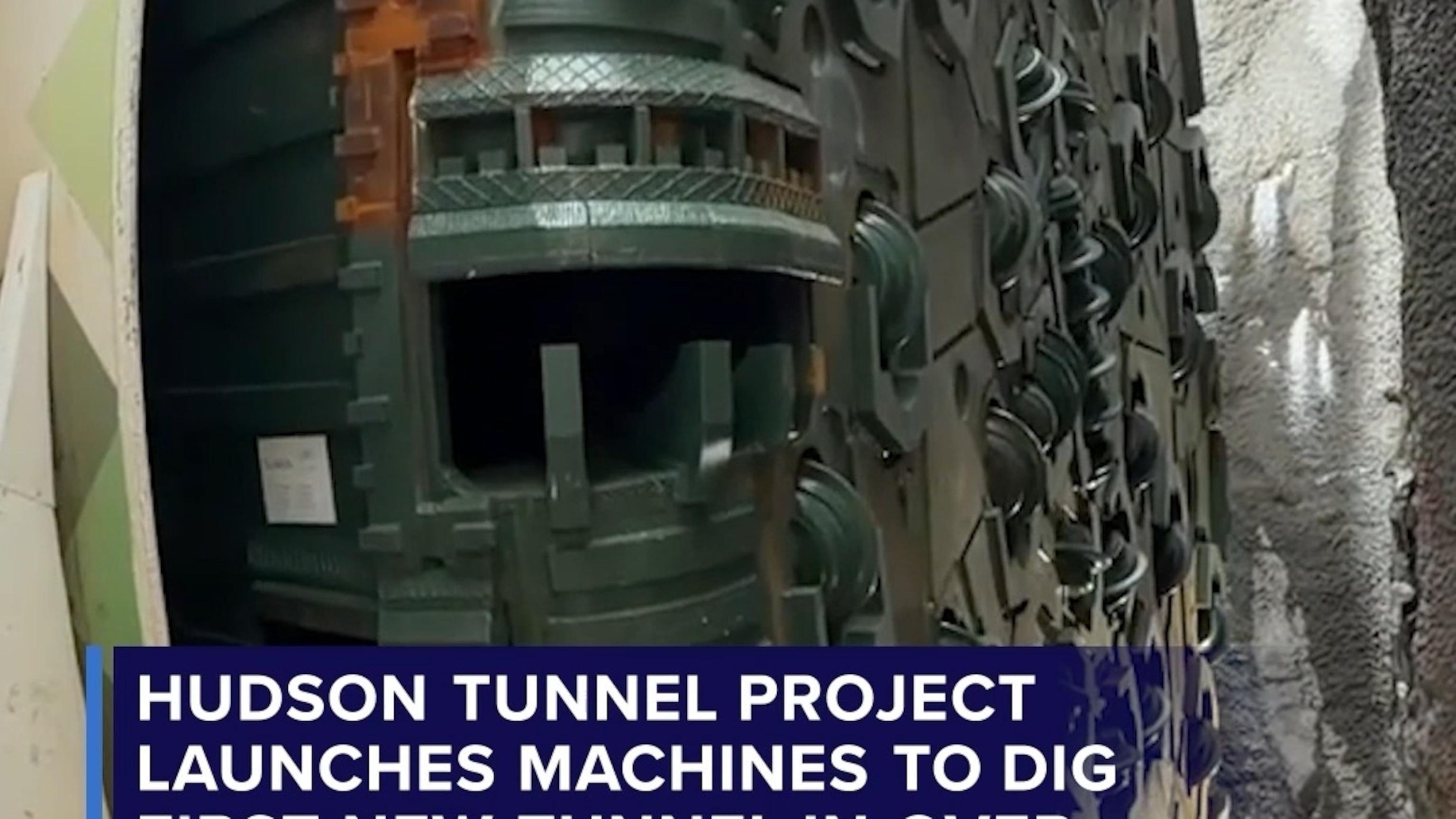 Hudson tunnel project launches machines to dig first new tunnel in 100 ...