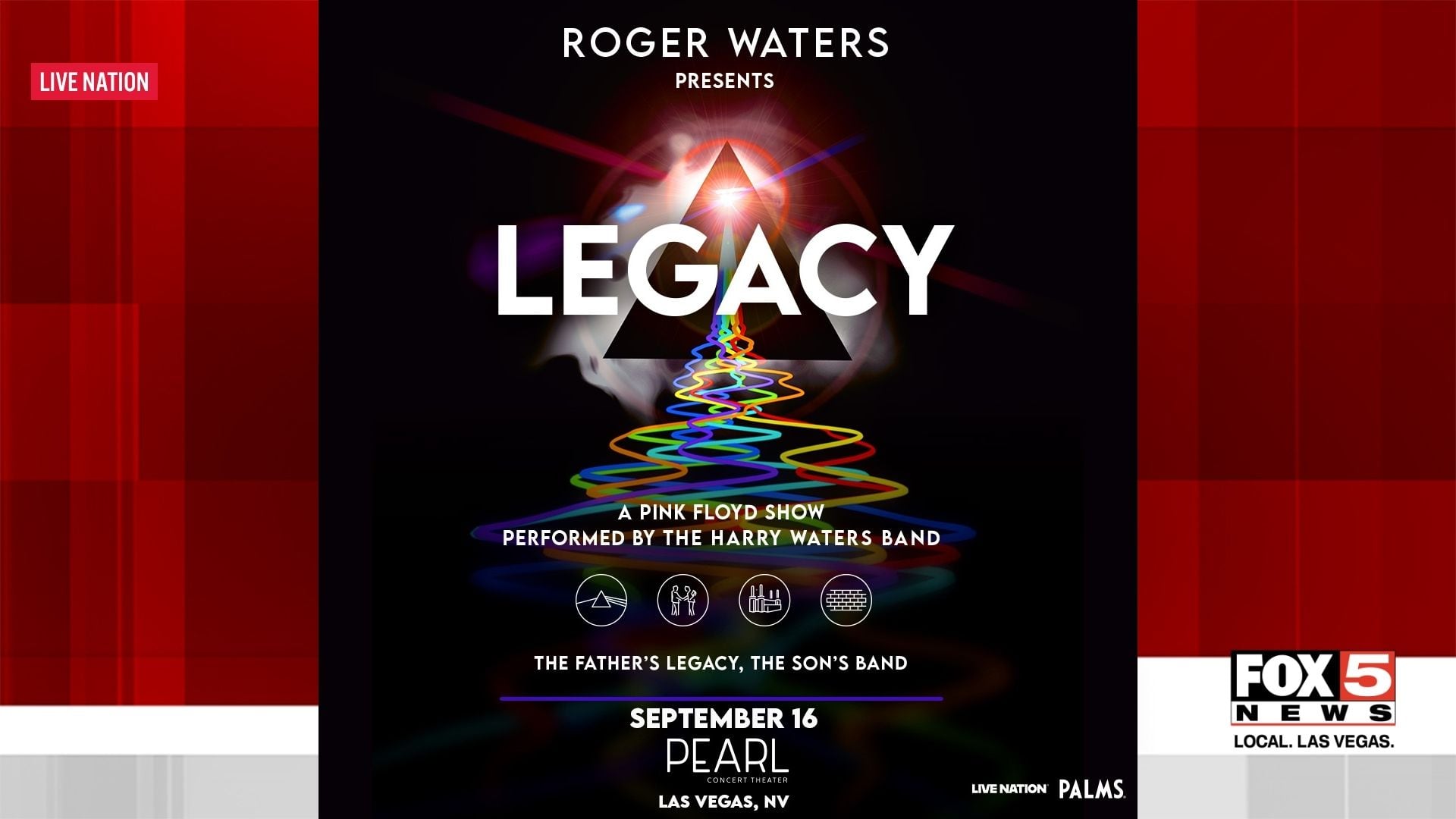 Legacy — A Pink Floyd Show coming to the Pearl Concert Theater in 2027