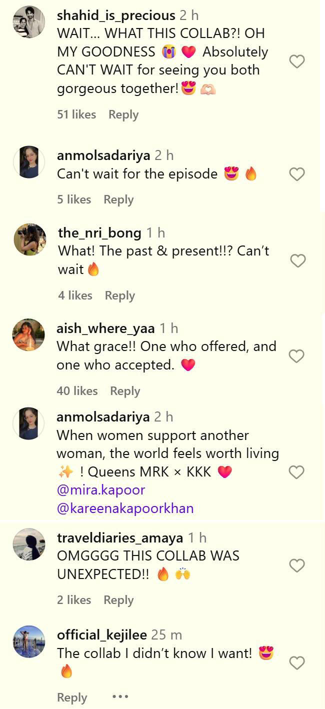 Mira Rajput Join Kareena Kapoor on What Women Want Show Comments