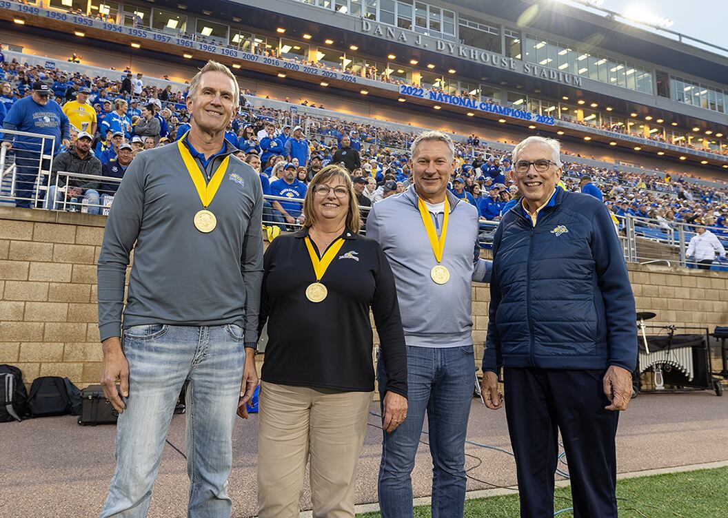Three South Dakota leaders receive SDSU presidential medallions