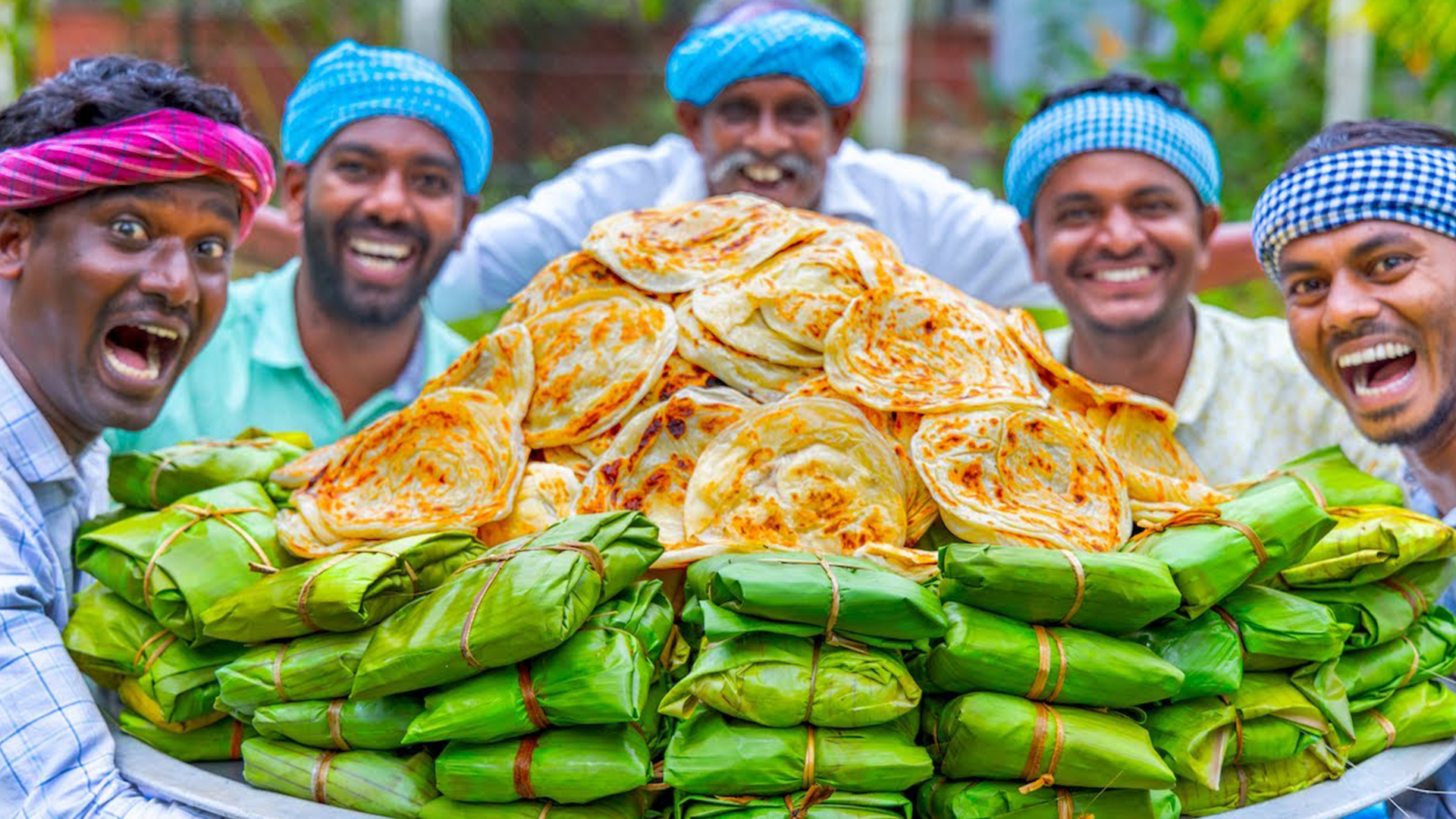Traditional mutton kizhi parotta recipe by village chefs