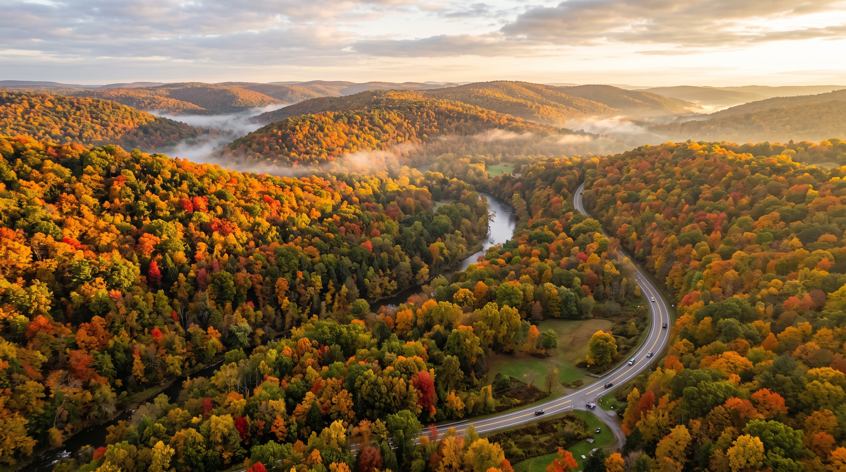 America's No. 6 spot for fall colors sits an hour from Pittsburgh ...