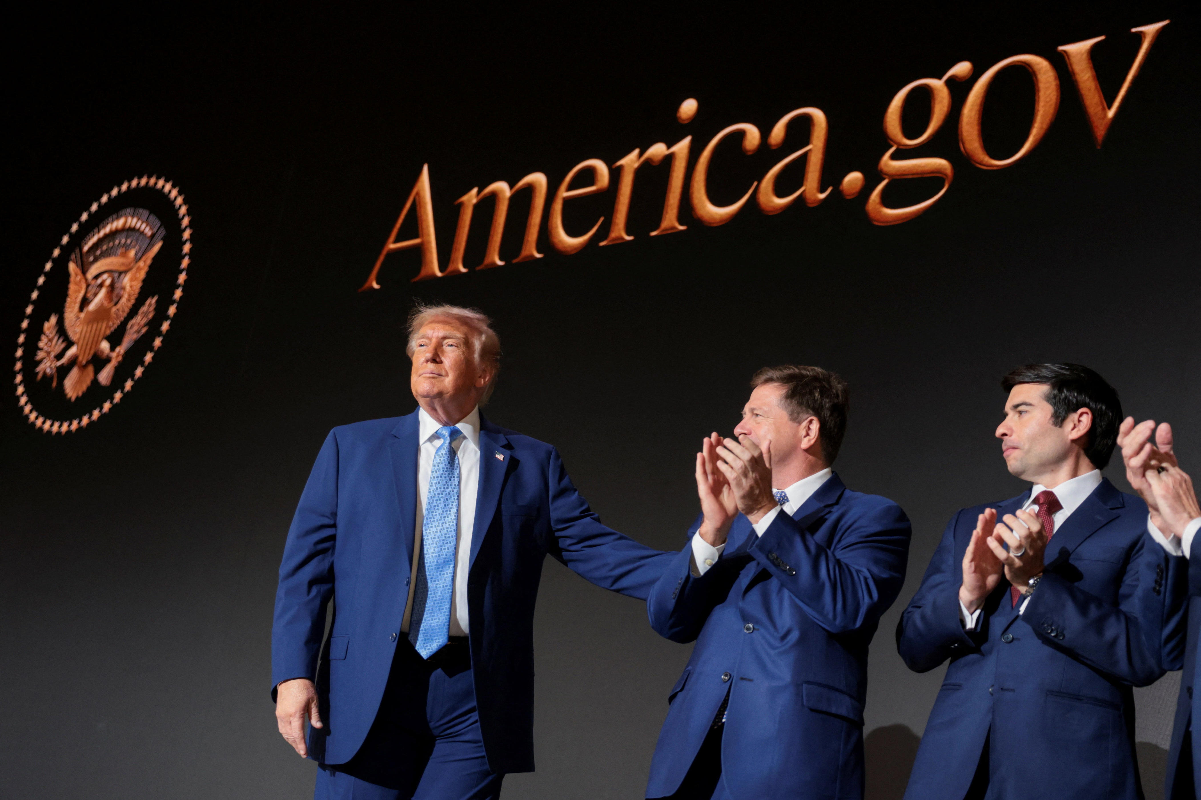 Tech leaders signed new 'morally binding' AI accord, Trump says