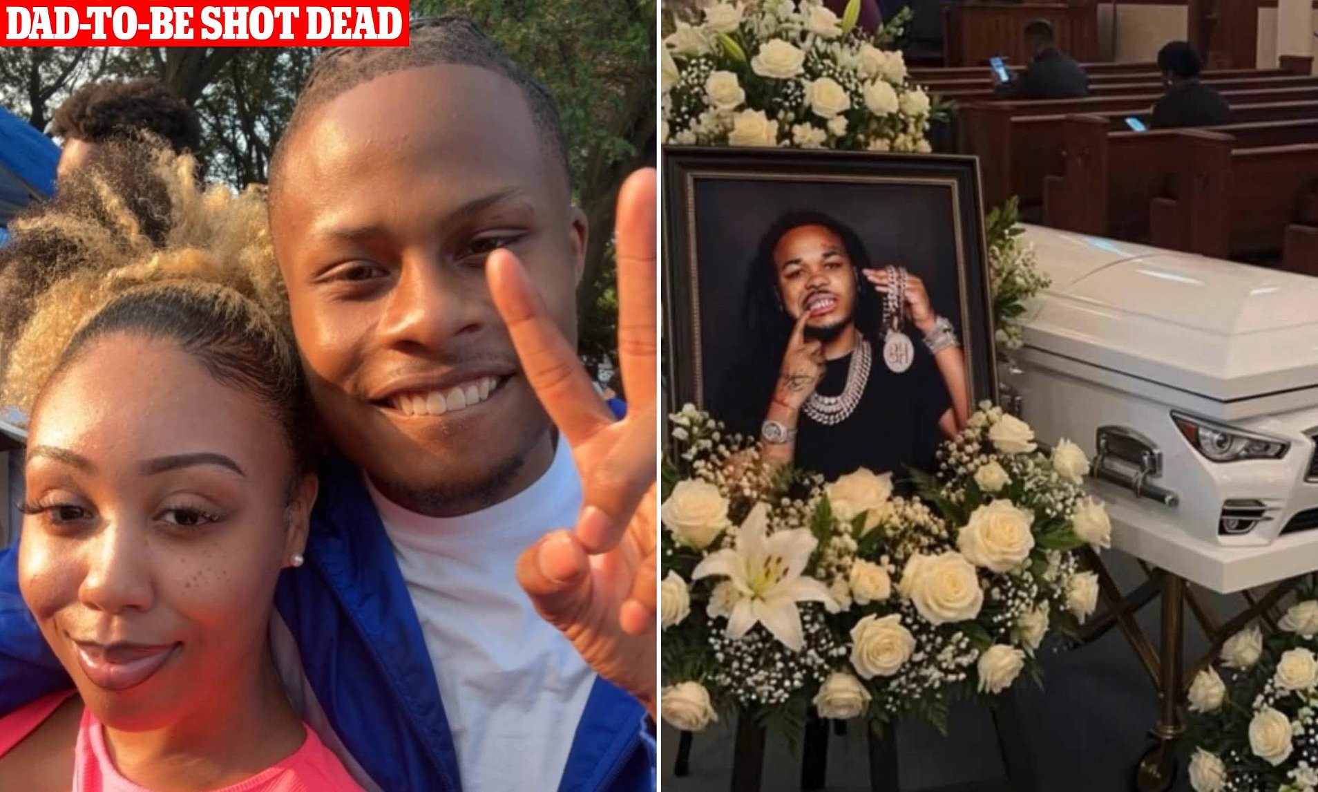Dad-to-be, 26, attended funeral of murdered rapper only for second ...