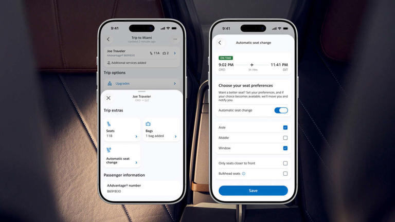 American Airlines' new app feature makes it easier to snag a preferred seat