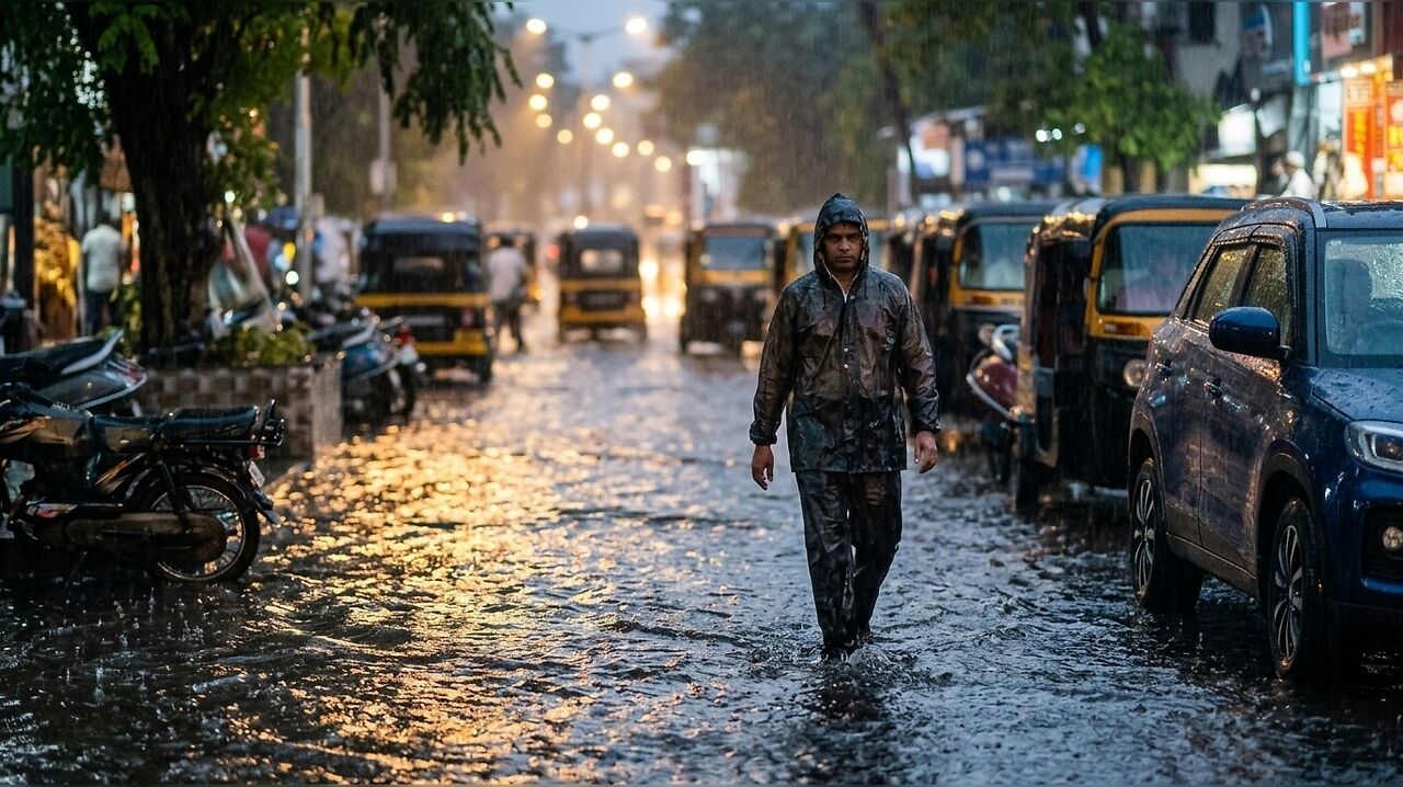 Sudden evening downpours cause waterlogging and subway closures across ...