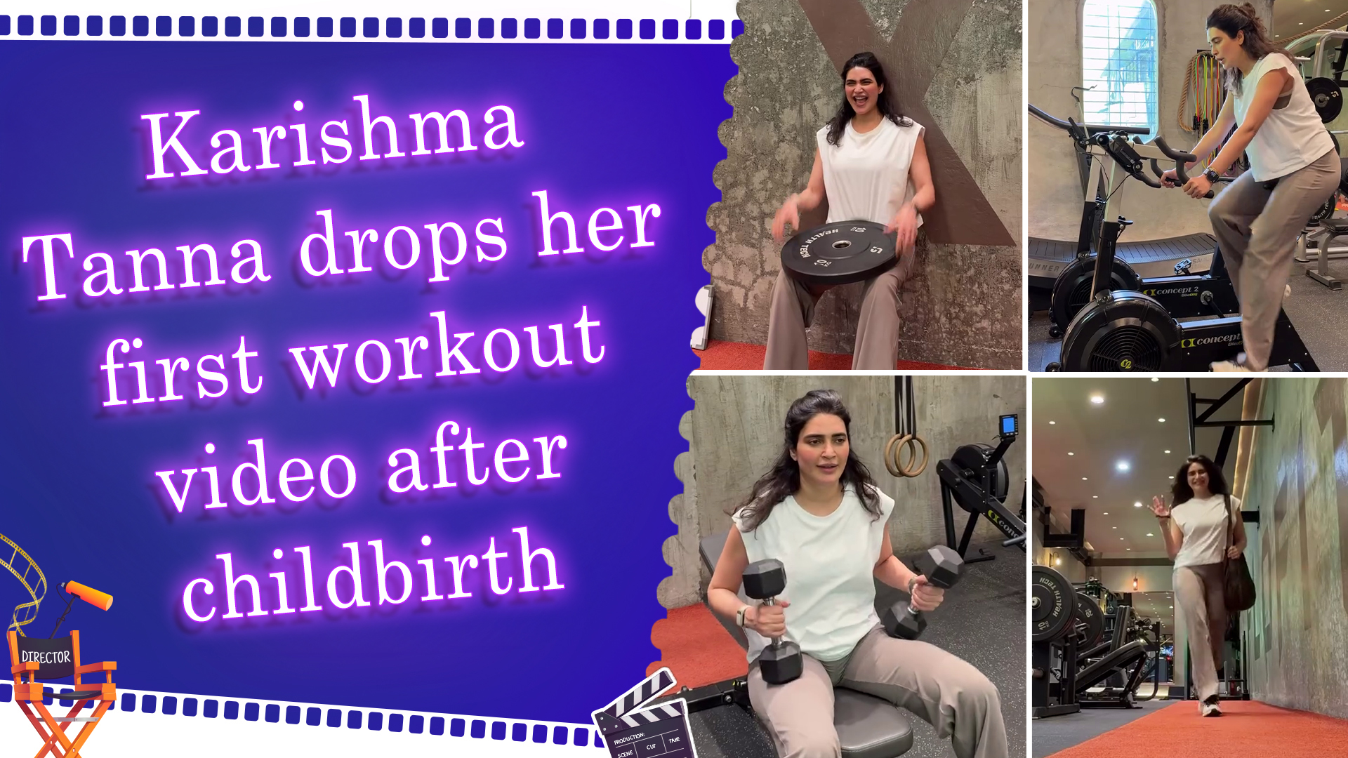 Karishma Tanna shares her postpartum workout routine, gives a glimpse ...