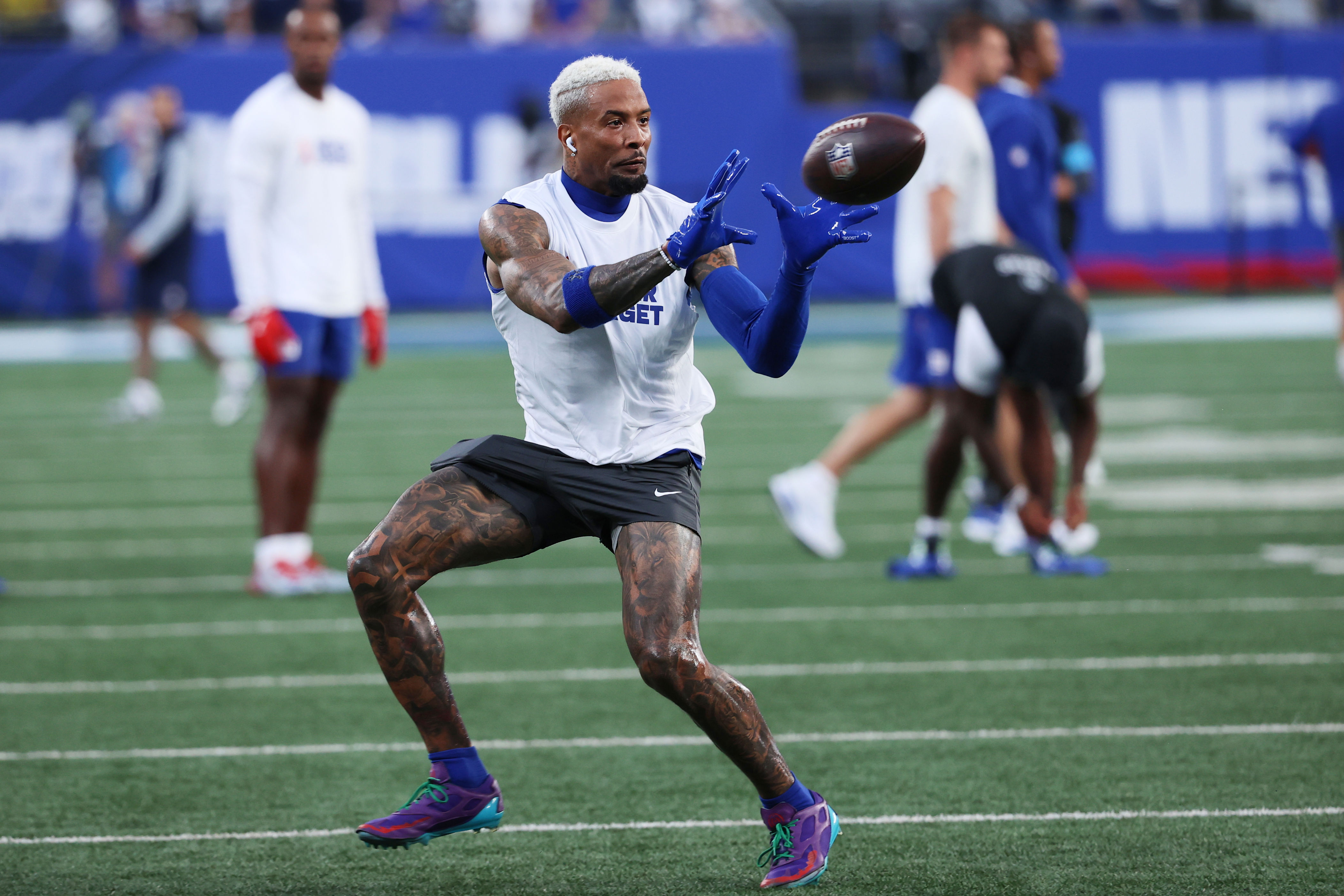 Giants release receiver Odell Beckham Jr. after three games and zero ...