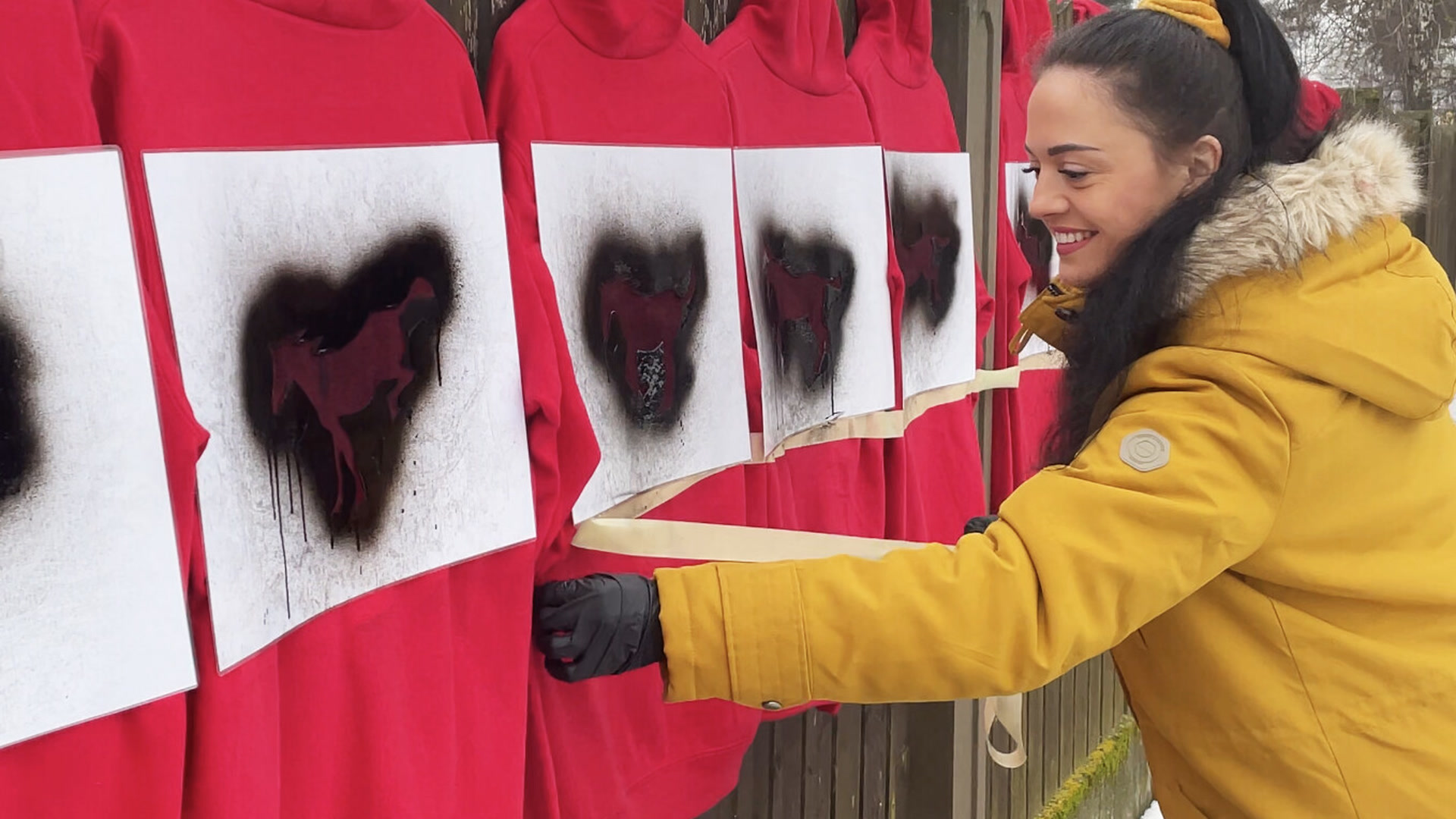 How to Draw Cartoon on jackets. So simple thing!