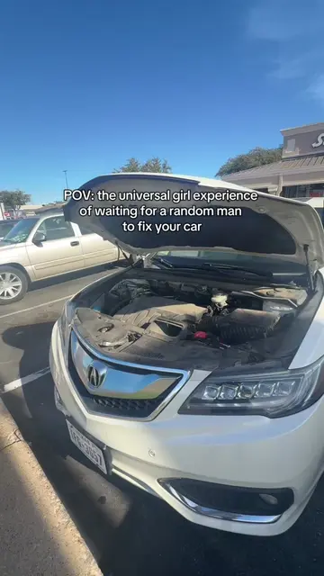 Random strangers rescue my car in a parking lot