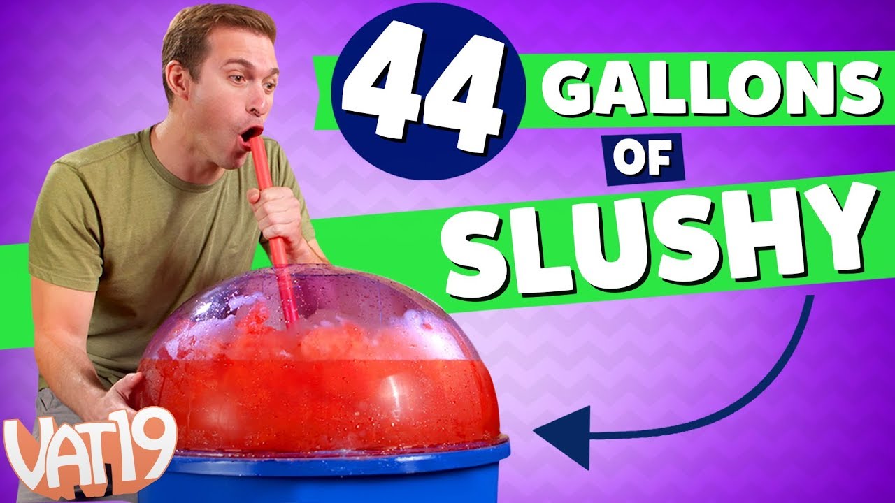 World's largest slushy maker (44 gallons!)