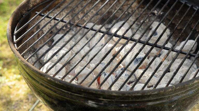The biggest disadvantage of a charcoal grill is also a major fire hazard